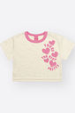Conjunto Infantil Menina TOO PRETTY Corações Mundo Cinti