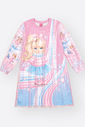 Vestido Infantil Manga Longa com Sobreposição em Tule – Vestido Menina Princesa Mundo Cinti