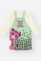 Conjunto Bebê Menina Onça Too Cute To Handle Mundo Cinti NATURAL/VD CIDRA