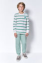 Camiseta Manga Longa Infantil MCamiseta Infantil Listrada Manga Longa – Básico Estiloso para Look de Inverno Confortávelenino Listrada Kippos