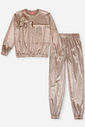 Conjunto Infantil Menina Laço em Veludo Glow Beli.me
