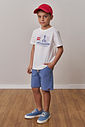Bermuda Infantil Molecotton Denim com Cordão Jeans Médio
