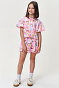 Conjunto Infantil Boxy e Short Molecotton de Sorvetes