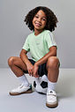 Bermuda Infantil Sportwear em Nylon Techno Touch com Cadarço Funcional PRETO