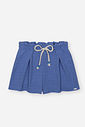 Conjunto Infantil com Regata Cropped em Cotton e Shorts com Kimono em Tule – Look Menina Verão com S NATURAL/AZ PROVENCE