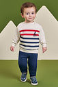 Conjunto Bebê Menino Listras Saylor's Divertto MESCLA MEDIO/LJ WINTER SUN