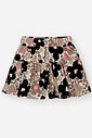 Conjunto Infantil Menina Blusa E Short Flores Off White Mundo Cinti