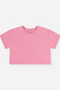 Conjunto Infantil Menina Cropped e Saia-Short com Strass Barbie