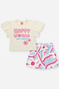 Conjunto Infantil Menina HAPPY WORLD Mundo Cinti