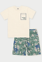 Conjunto Infantil Menino Palmas Natural Abrange