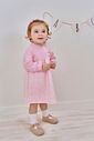 Vestido Groovy Margaridas Rosa Abrange
