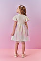 Vestido Infantil Manga Curta com Tule – Vestido Menina Temático Unicórnio Mundo Cinti