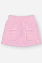 Conjunto Infantil Menina Blusa E Saia Pelo Rosa Mundo Cinti