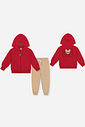 Conjunto Bebê Menino Bulldog Authenthic Divertto VM PEQUIM/BG CAFE LATTE