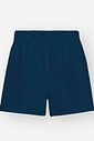 Conjunto Infantil Divertto Esporte Fino com Camisa em Tecido Melange e Bermuda em Sarja AZUL/NATURAL