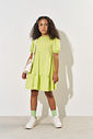 Vestido Infantil Menina Babados Verde CTV