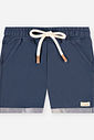 Bermuda Bebê Menino em Molecotton Marinho