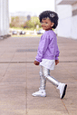 Conjunto Blusão Com Camisa E Legging Lilás E Prata CTV