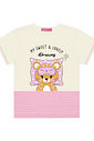 PIJAMA BLUSA E SHORTS NATURAL/RS IOGURTE