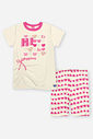 Conjunto Infantil Menina HI Ursinhas Mundo Cinti