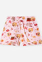 Conjunto Infantil Menina Regata Óculos e Short Estampa Delicada de Verão