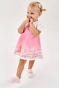 Vestido Bebê Menina Coelhinha Rosa Cinti