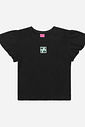 Conjunto Menina Be Kind Margaridas Preto Beli.me