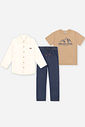 Conjunto 3 Peças Infantil Menino Mountains Divertto