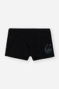 Sunga Infantil Boxer em Malha UV com Cós Ajustável Preta