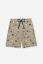 Conjunto Infantil Menino Camiseta e Bermuda Tennis Latte