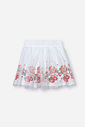 Conjunto Infantil Cropped com Babados e Saia-Short de Tule Ursa Conjunto Infantil Cropped com Babados e Saia-Short de Tule Ursa