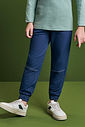 Calça Jogger Infantil Menino em Denim com Elastano Divertto