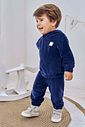 Conjunto Jaqueta E Calça Plush Azul Marinho Abrange