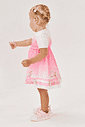 Vestido Bebê Menina Coelhinha Rosa Cinti