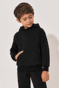 Blusão Moletom Bolso Canguru Infantil Menino Preto Divertto