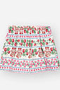 Conjunto Bebê Menina Berry Sweet em Cetim Glow – Bata com Shorts Estampado de Morangos Cinti Baby OFF WHITE/RS IOGURTE