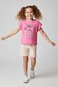 CONJ BLUSA E SHORTS RS CONFETE/OFF WHITE