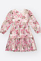 Vestido Infantil Manga Longa com Sobreposição de Tule – Vestido Menina Ursinha Mundo Cinti