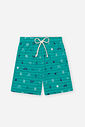 Conjunto Infantil Menino Camiseta e Bermuda com Tennis Verde
