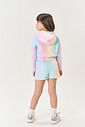 Conjunto Infantil Menina Blusa Magic E Short-Saia Lilás Mundo Cinti