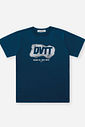 Camiseta Infantil Estampa Efeito Spray Marinho