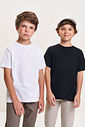 Camiseta Infantil Menino Básica em Malha Modal Preta