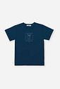 Conjunto Infantil Menino Camiseta Palma Bordada e Bermuda Olive