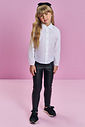 Camisa em Tricoline Infantil Menina Branco Mundo Cinti