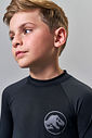 Conjunto Infantil UV com Camiseta e Boardshort Dinossauros