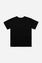 Camiseta Infantil Básica em Malha de Algodão Egípcio Preta