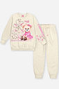 Conjunto Menina Bear Partner Floral Mundo Cinti