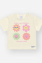 CONJ BLUSA E SAIA/SHORTS NATURAL/ROSA BARBIE