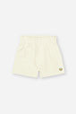 Shorts Infantil em Sarja com Elastano e Cós Confortável NATURAL