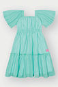 Vestido Menina em Lurex Menta